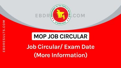 MOP Job Circular