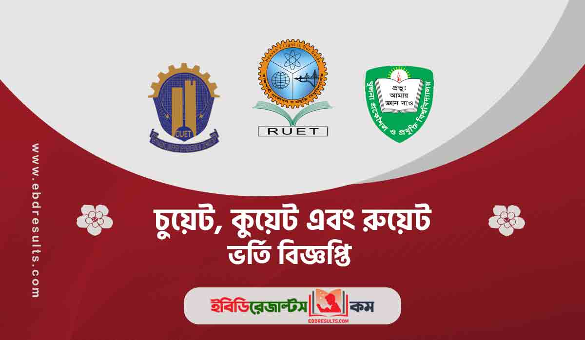 CUET, KUET & RUET Admission Circular 2022 (Apply Online)